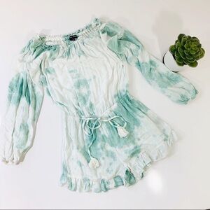 Style Envy Tie Dye Off The Shoulder Romper